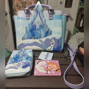 Loungefly Frozen Bag & Wallet Set